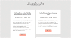 Desktop Screenshot of nasehat.net