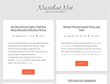 Tablet Screenshot of nasehat.net